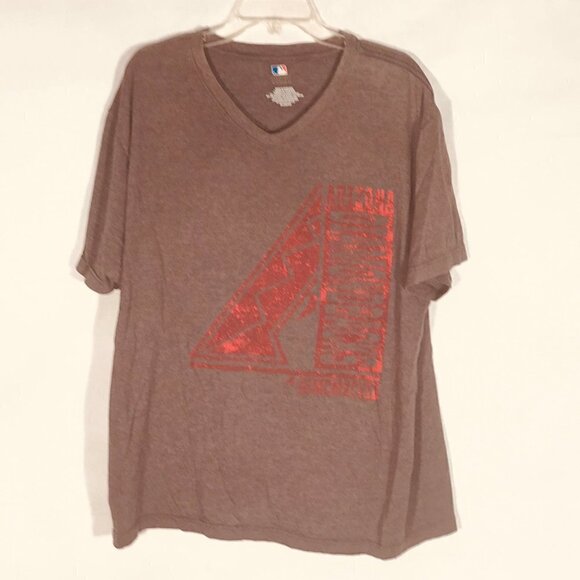 MLB Arizona Diamondbacks V-neck Baseball Tee - Picture 2 of 7